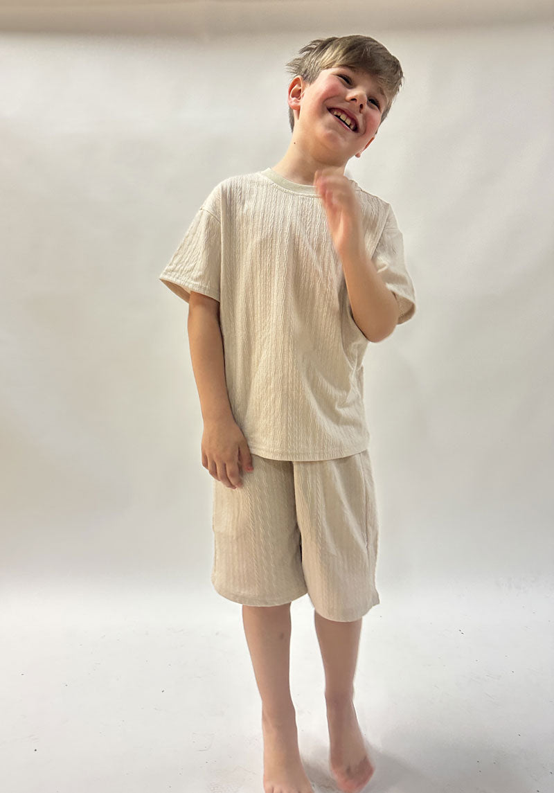 Completo Bambino Trama beige