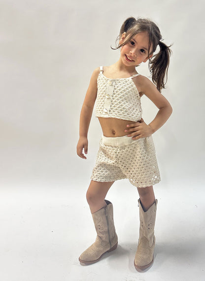 Completo Neonata Glamour beige