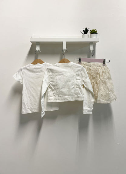 Completo Bambina Pretty bianco