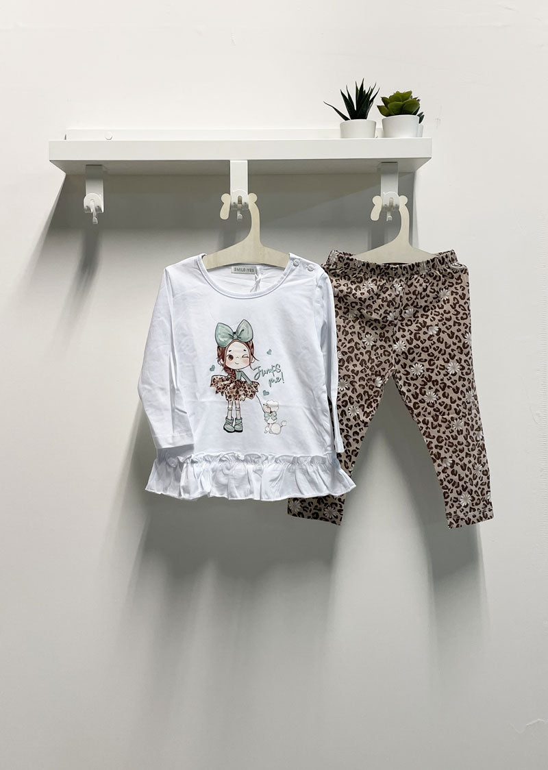 Completo Neonata Jump me bianco