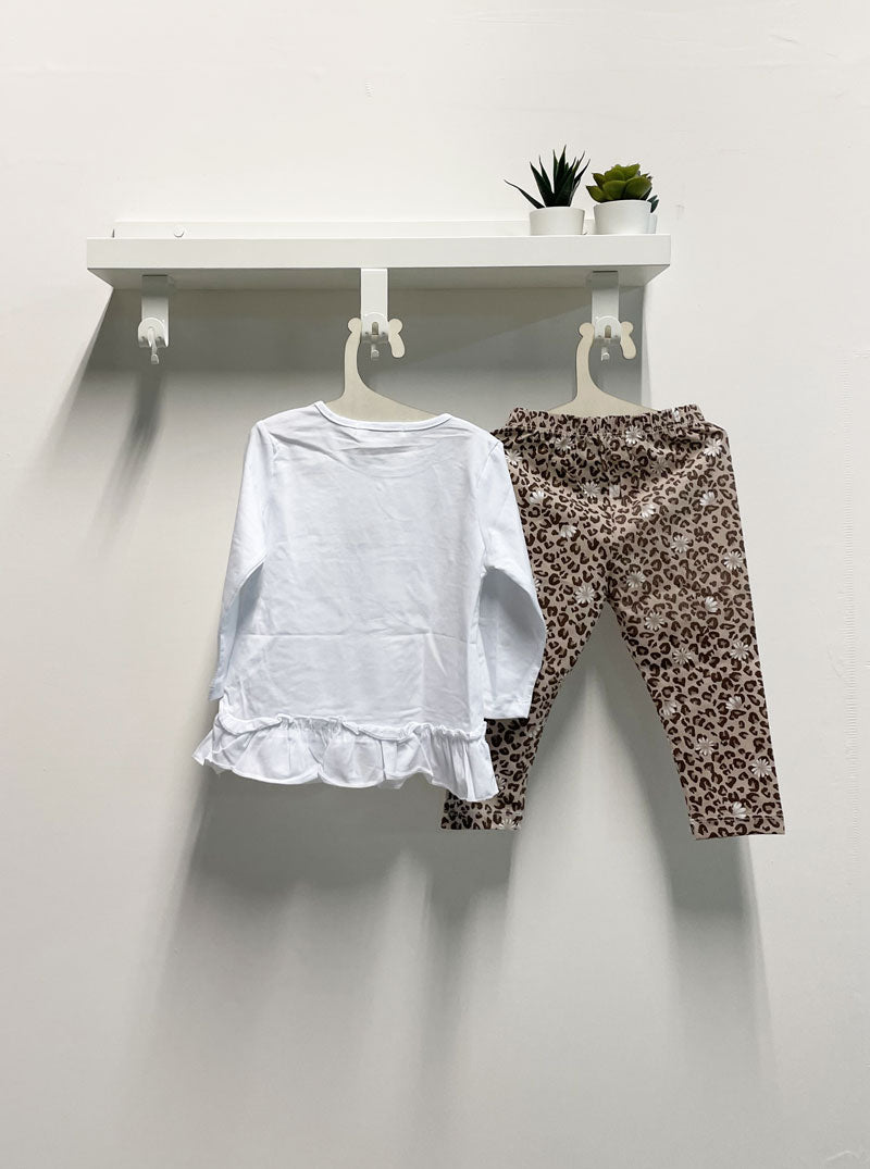 Completo Neonata Jump me bianco