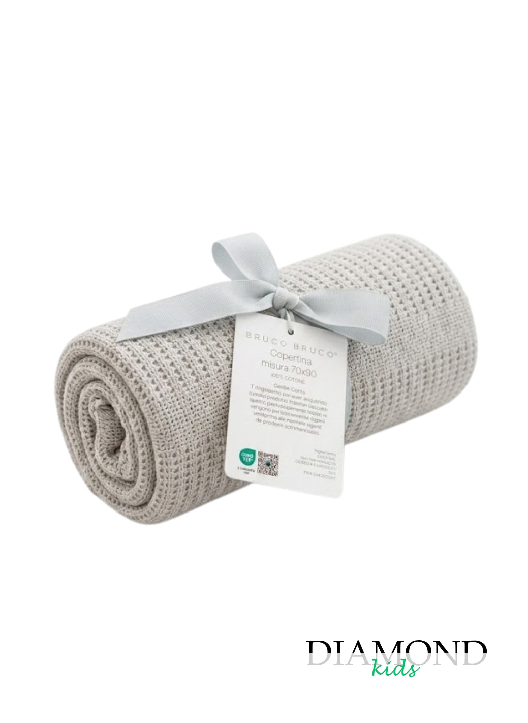 Copertina Neonato Bruco Bruco grigio