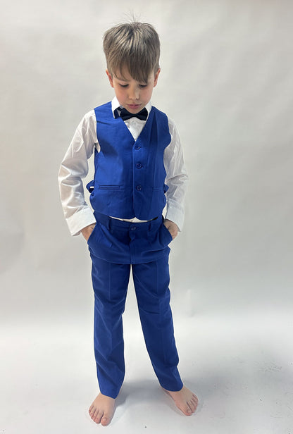 Complete children's suit glitter slim fit
