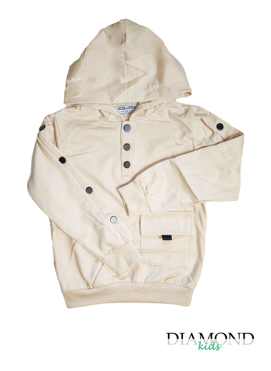 Felpa Bambino United beige