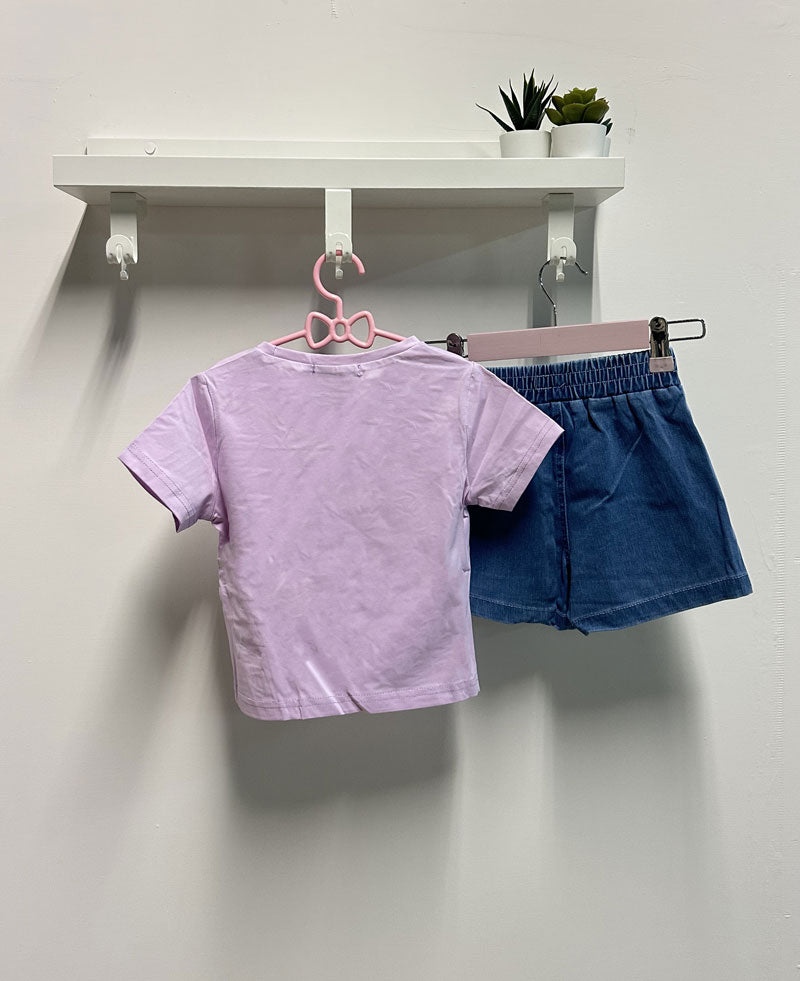 Completo Bambina Doll lilla