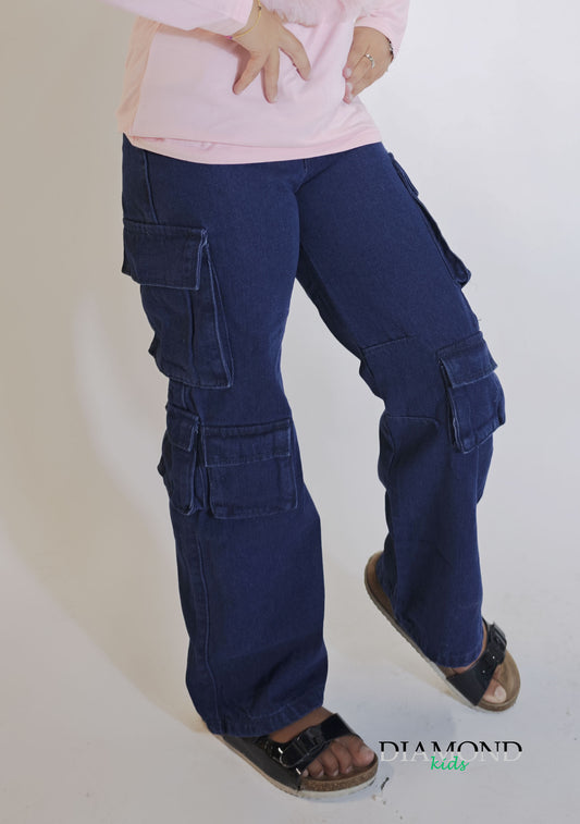Jeans Bambina denim blu