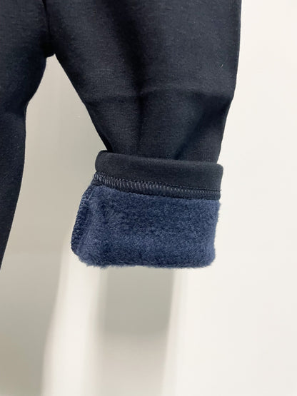 Baby Leggings Hearts Plush Blue