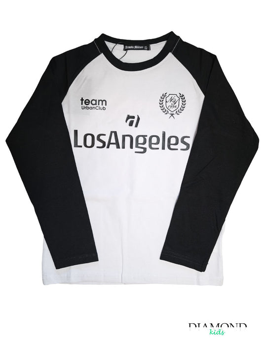 T-shirt Bambino Los Angeles bianca