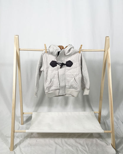 Baby Alamaro Fleece Jacket Light Grey
