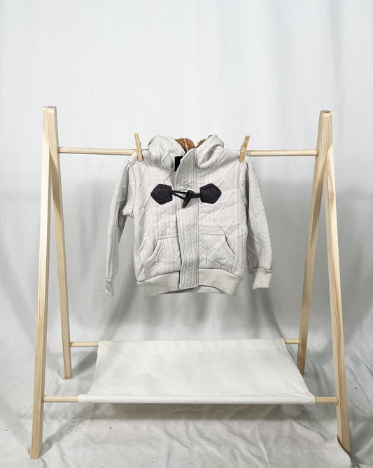 Baby Alamaro Fleece Jacket Light Grey
