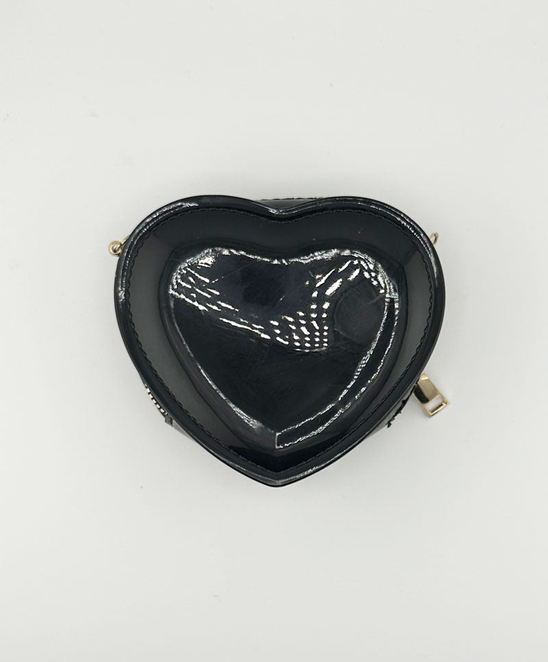Mini borsa Bambina Cuore nera