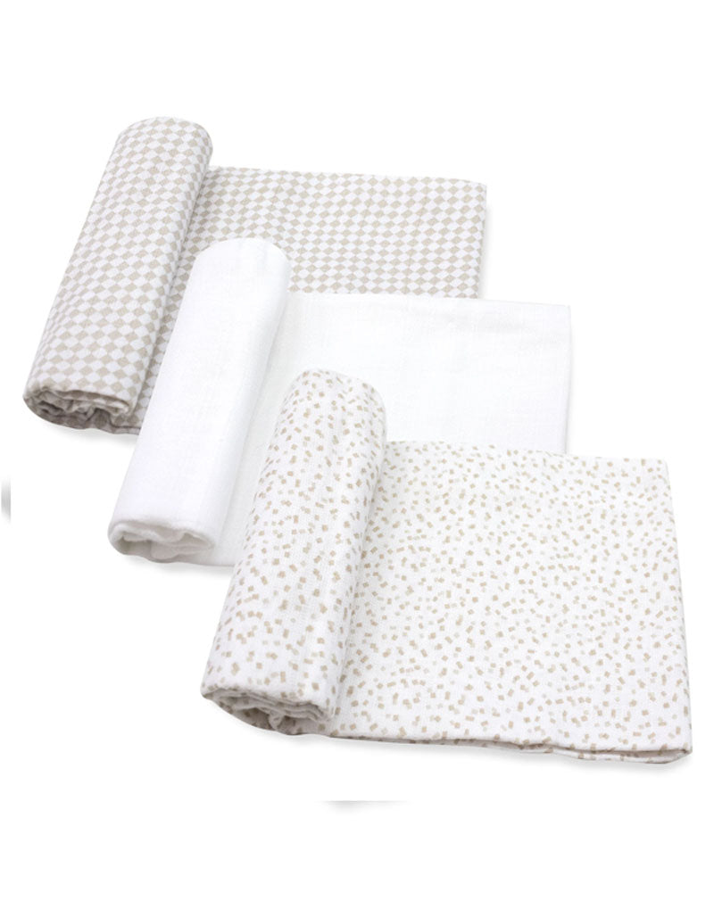 Set 3 Mussole Batuffolini beige