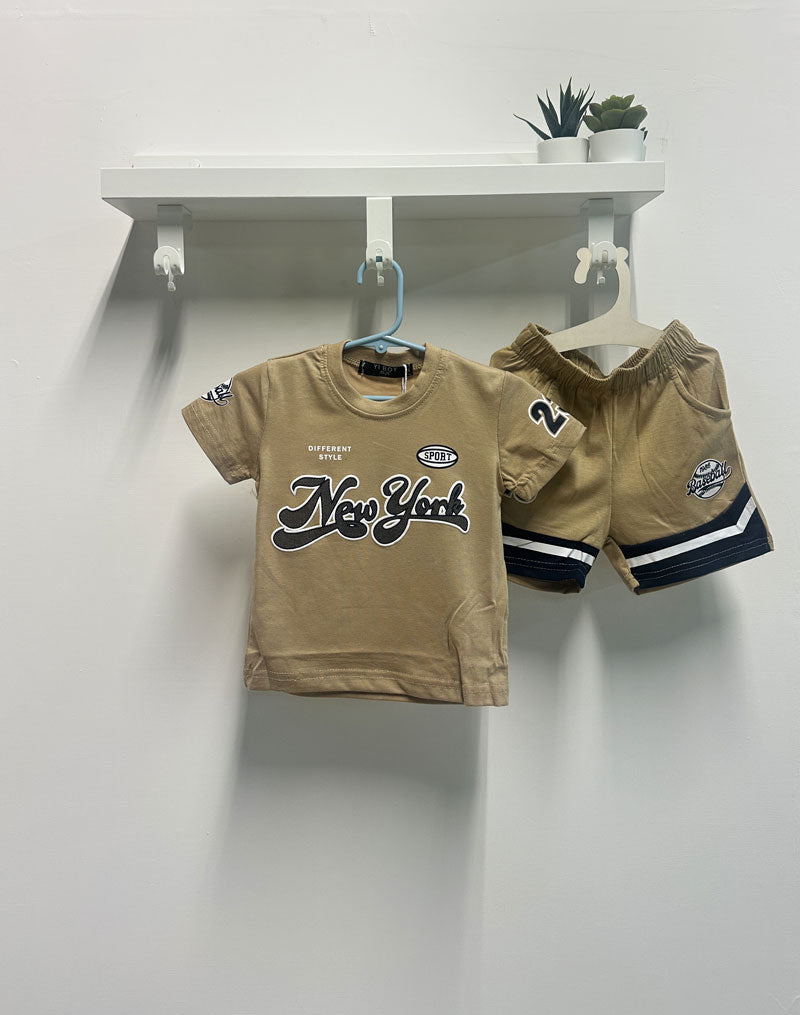 Completo Bambino New York beige