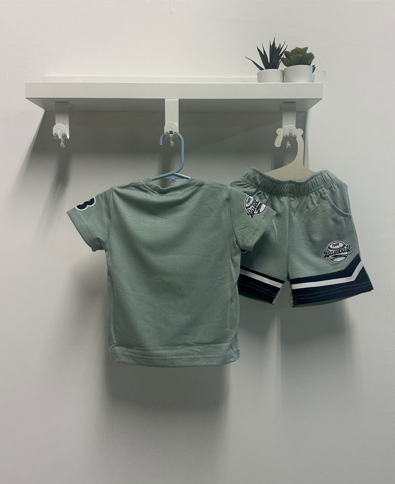 Completo Bambino New York salvia