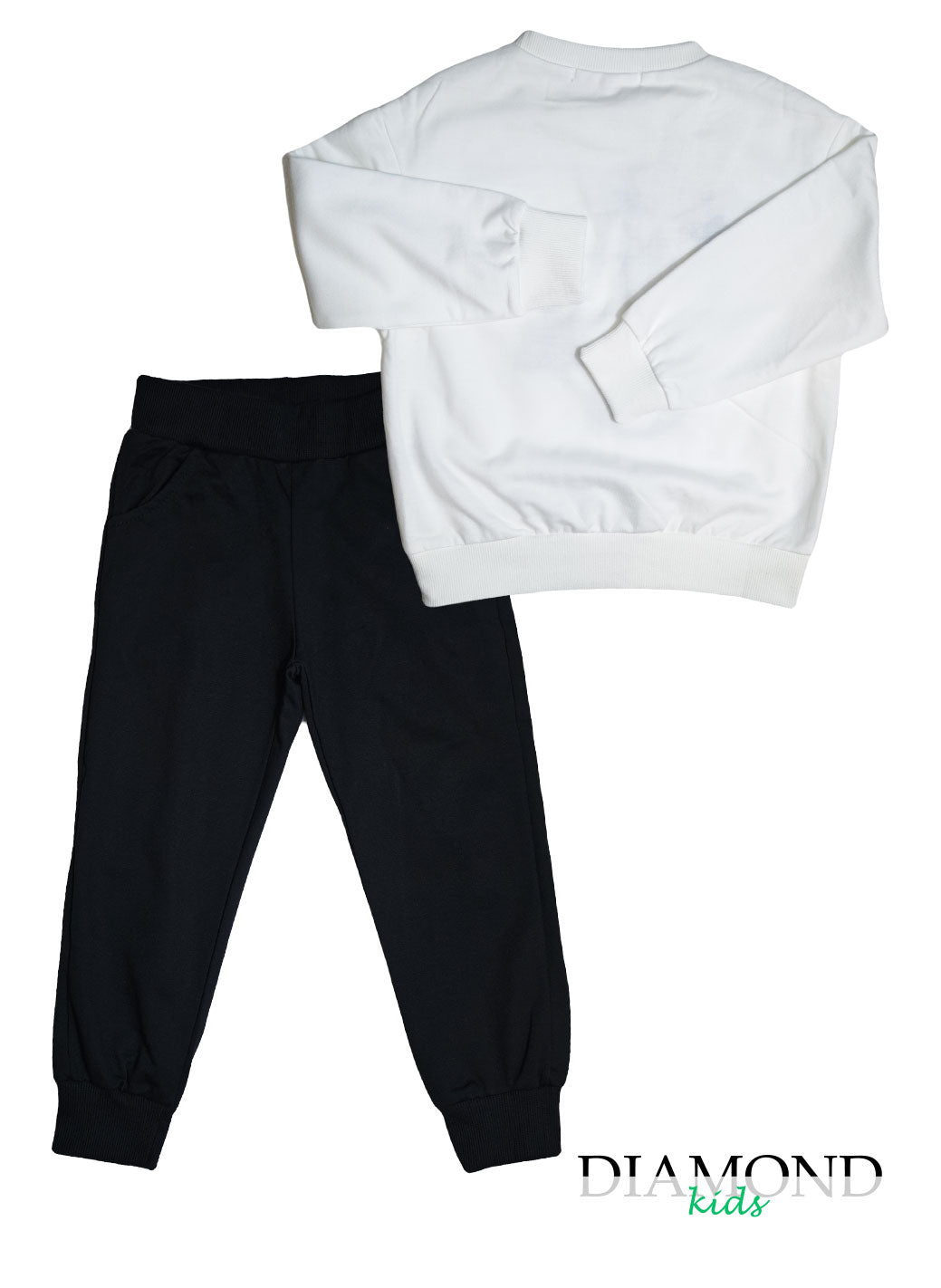 Completo Bambina Ny bianco e nero