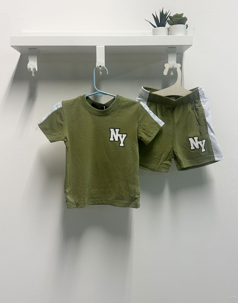 Completo Bambino NY verde