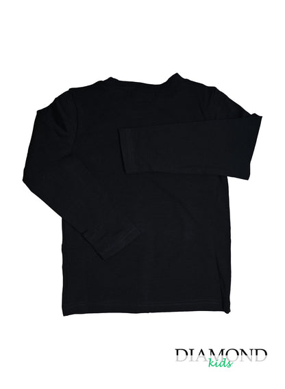 T-shirt Bambino Flash nera