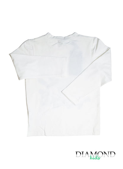 T-shirt Bambino Flash bianca