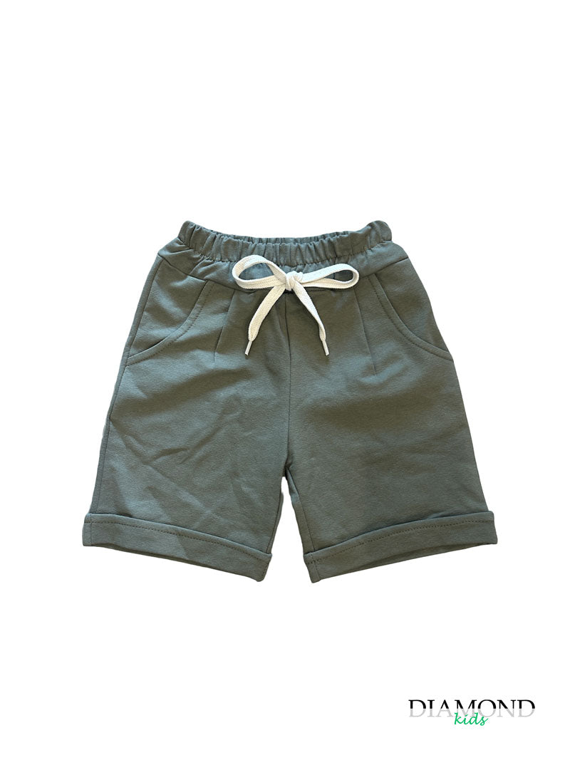 Bermuda Bambino Tuta verde militare