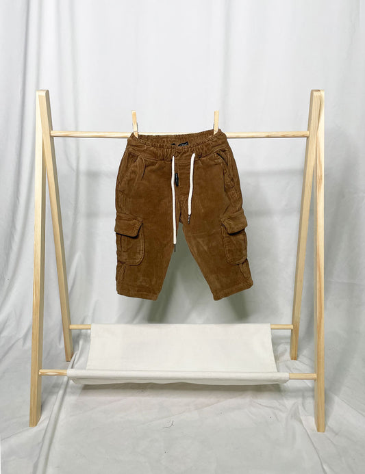 Brown corduroy trousers