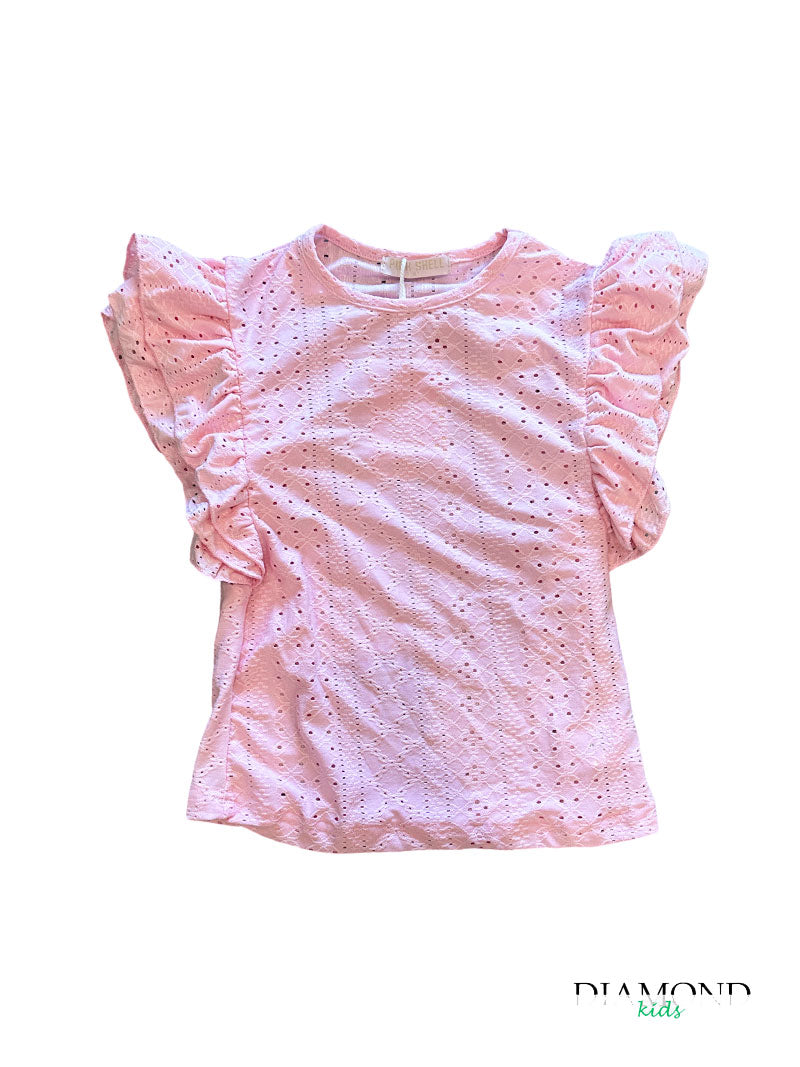 T-shirt Bambina Sangallo rosa