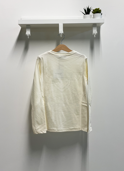 T-shirt Bambina Pinko Up panna