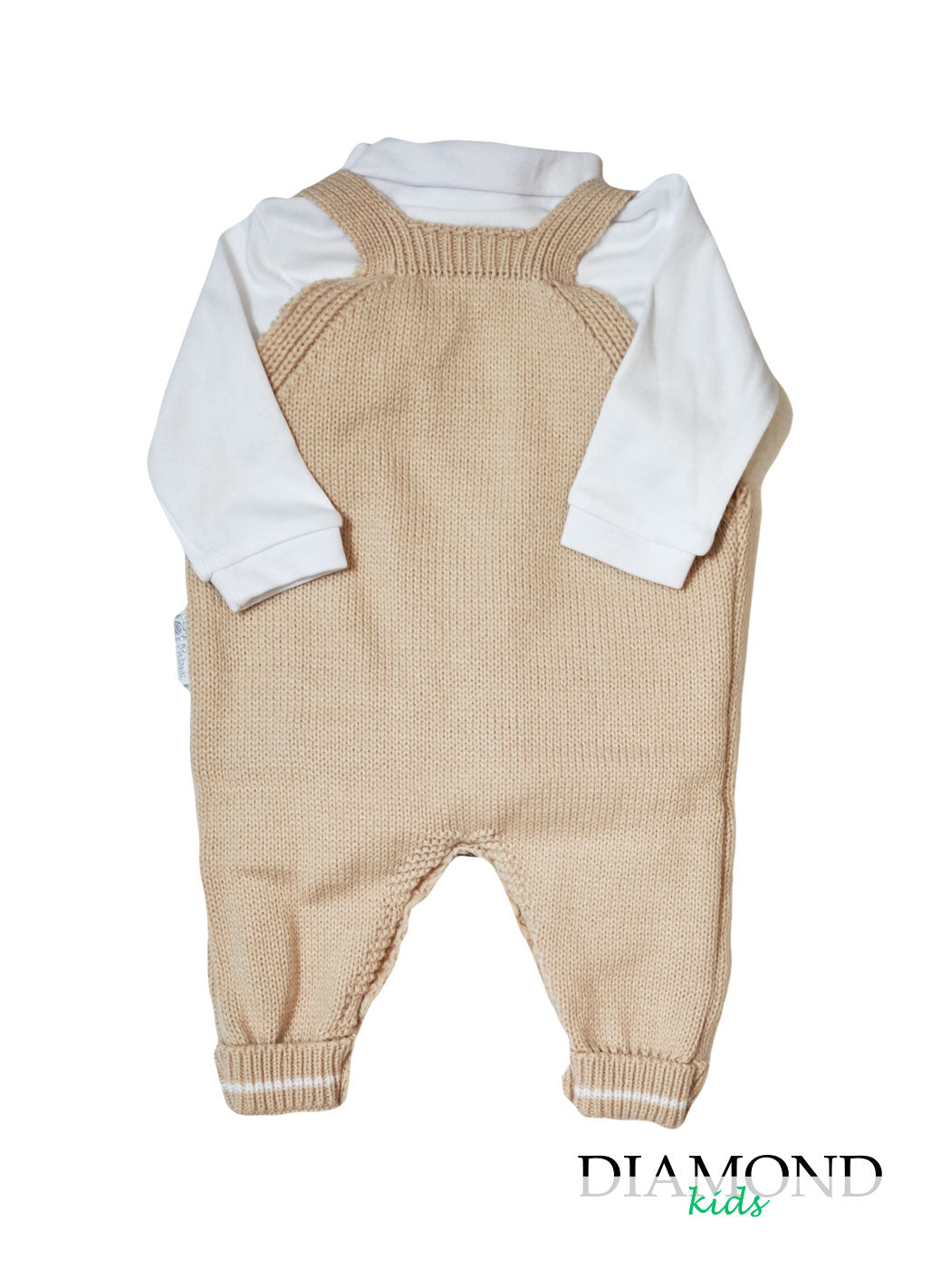 Salopette Neonata orsetto salmone