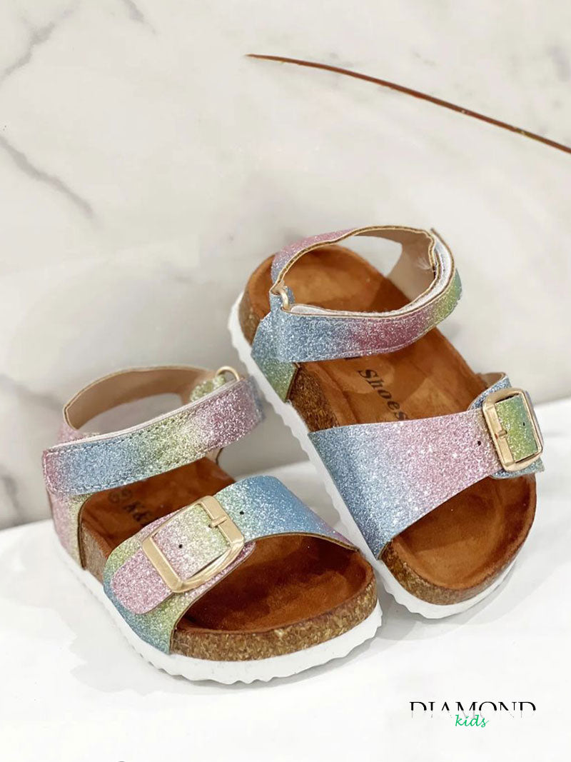Sandali Bambina unicorn multicolore