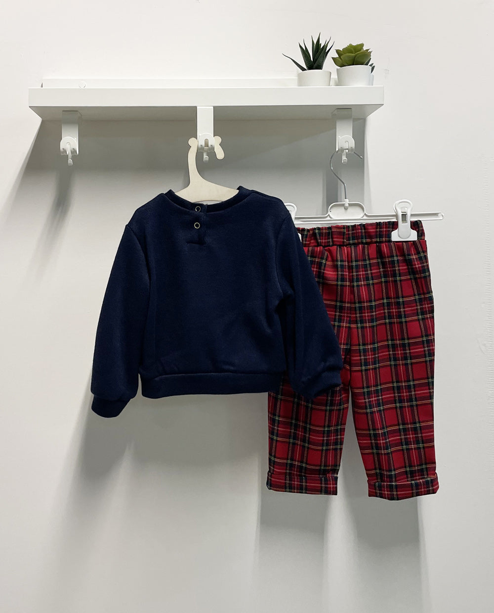 Baby Blue Bear Scottish Set