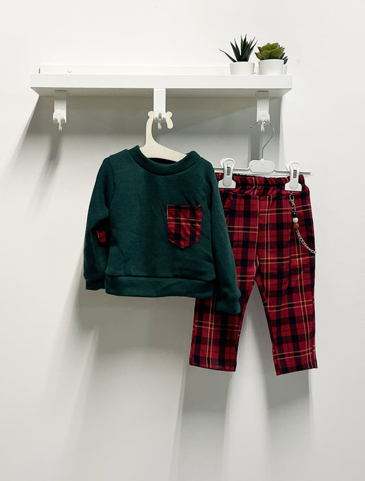 Scottish Baby Set with Patches