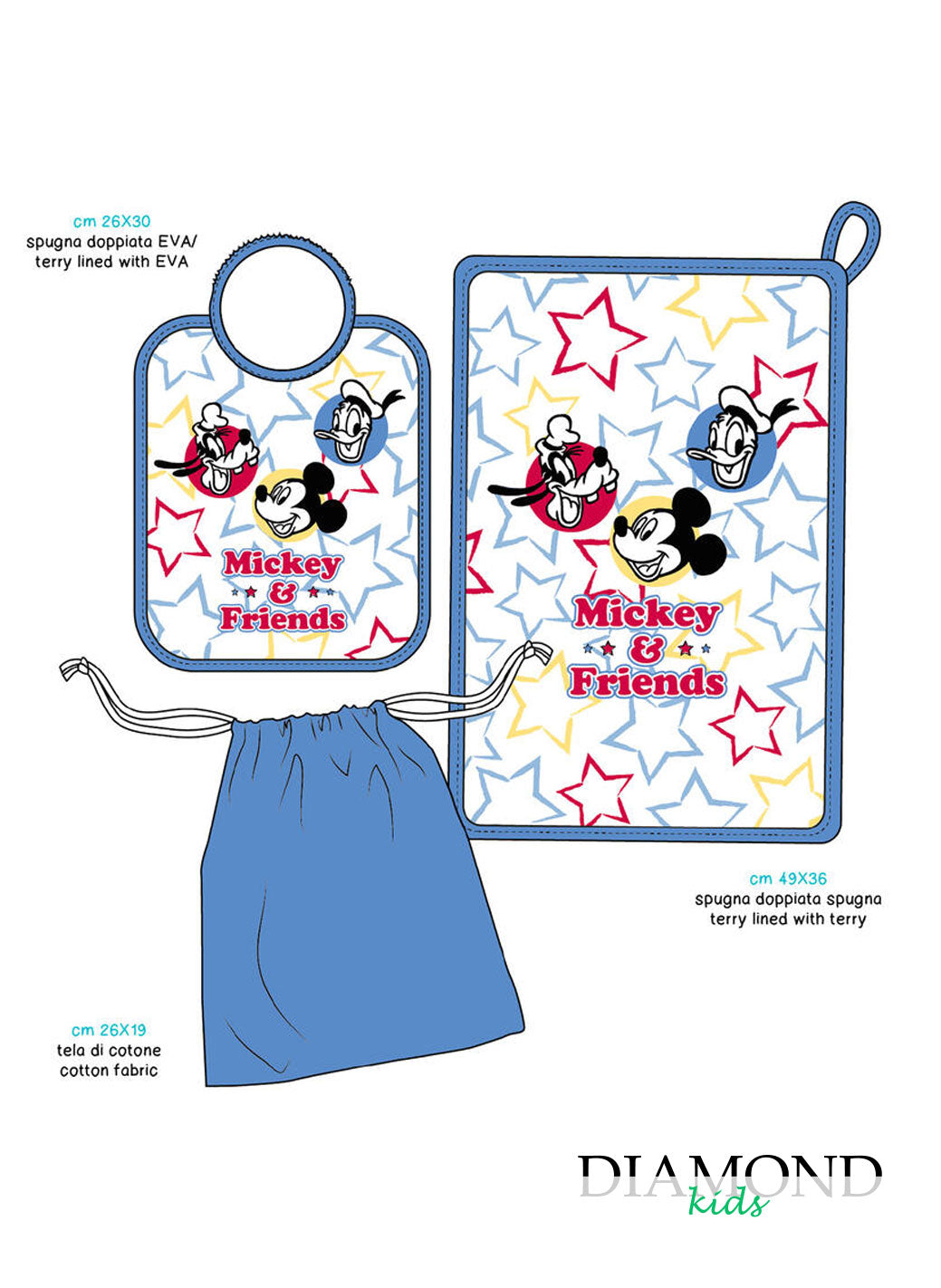 Set Asilo Neonato Topolino and Friends