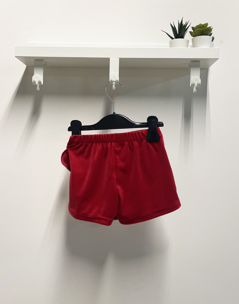Skorts Girls Jewel Red Chenille