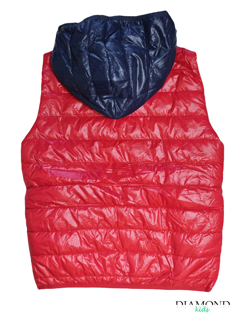 Smanicato Bambino Bicolor blu e rosso