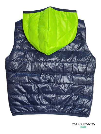 Smanicato Bambino Bicolor blu e verde lime