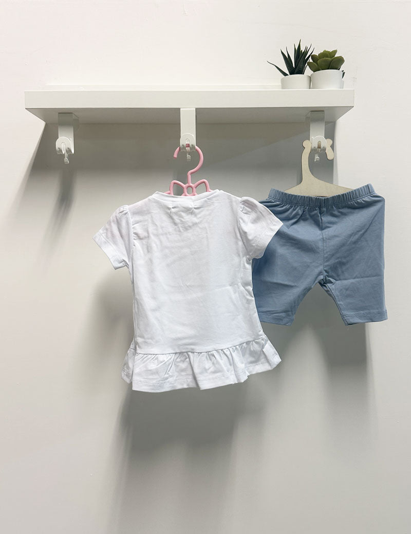 Completo Neonata Smile grigio blu