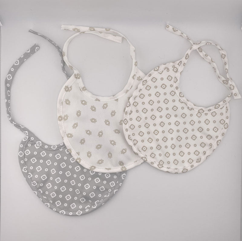 Tris bavette Nancy Baby fantasia beige
