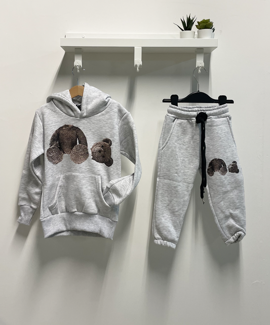 Complete Baby Bear Tracksuit Grey Fleece