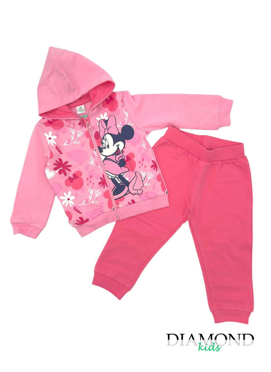 Completo Neonata Disney Minnie rosa