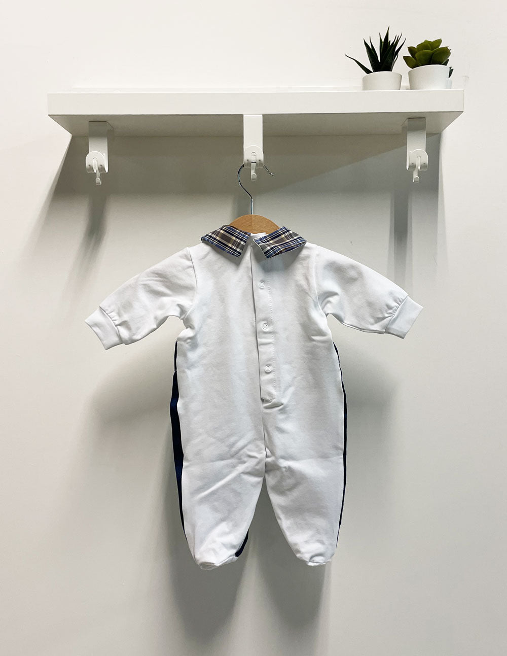 Newborn Dog Onesie Tender and Beautiful Blue and White