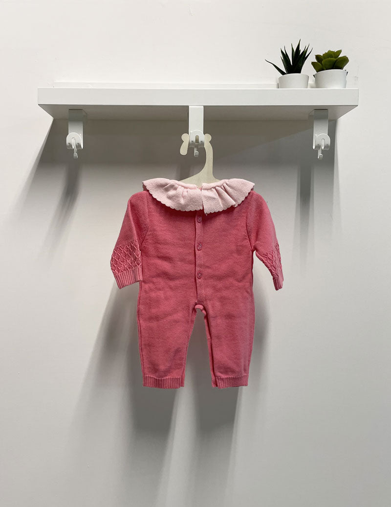 Baby Romper Rose The white and pink daisy