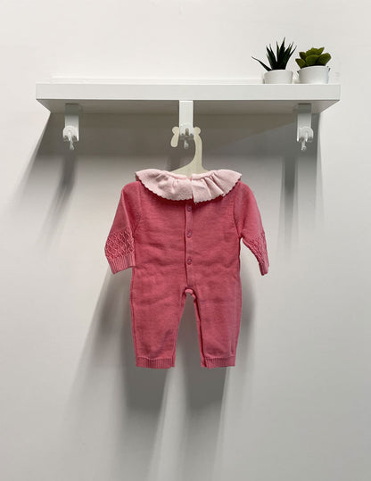 Baby Romper Rose The white and pink daisy