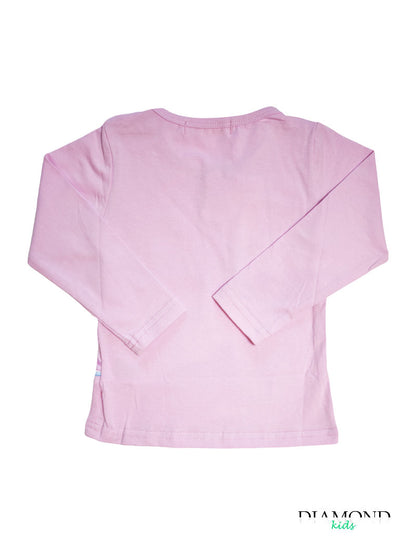 T-shirt Neonata Unicorn lilla rosa