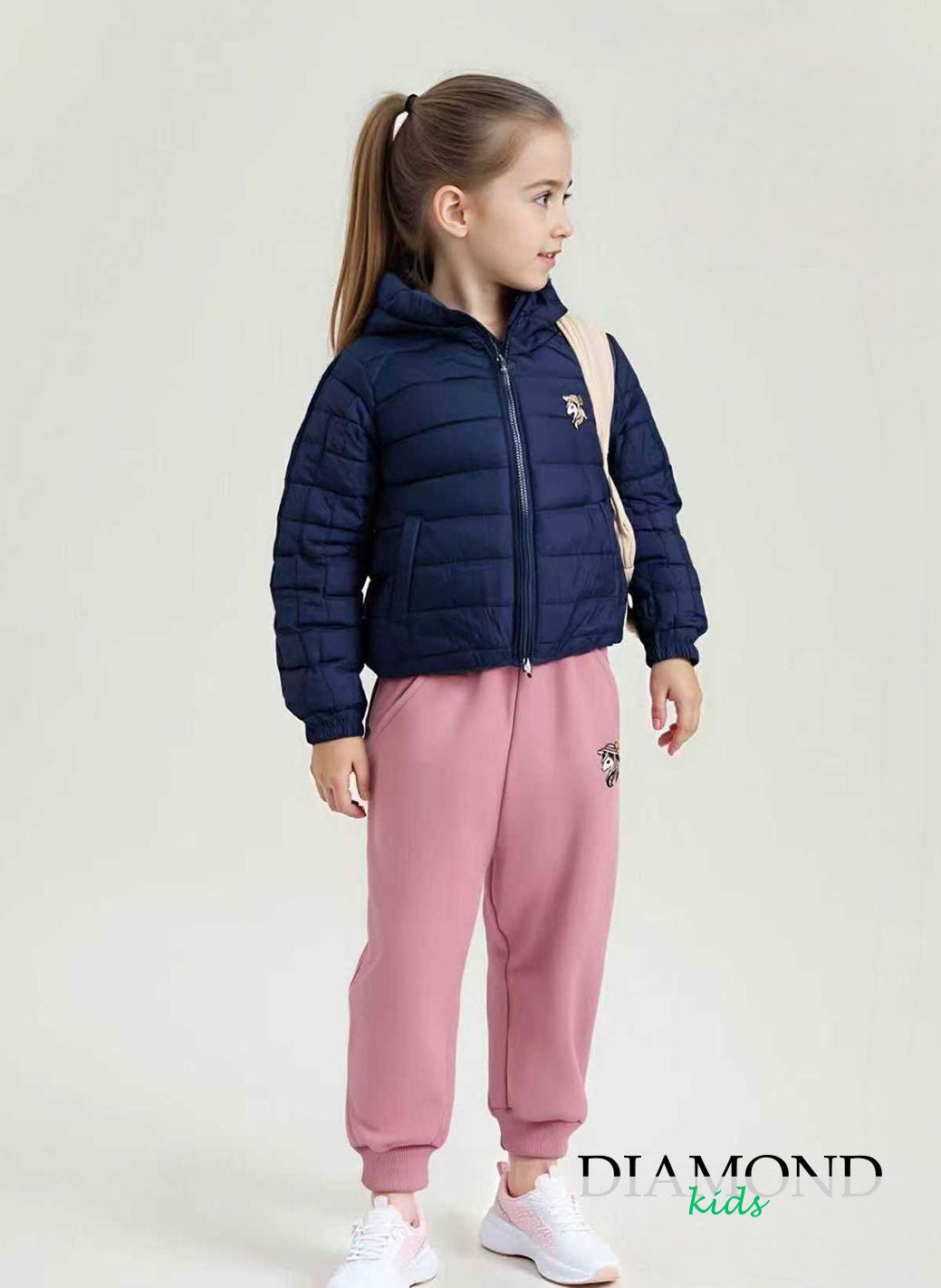 Completo Bambina Unicorn blu e rosa