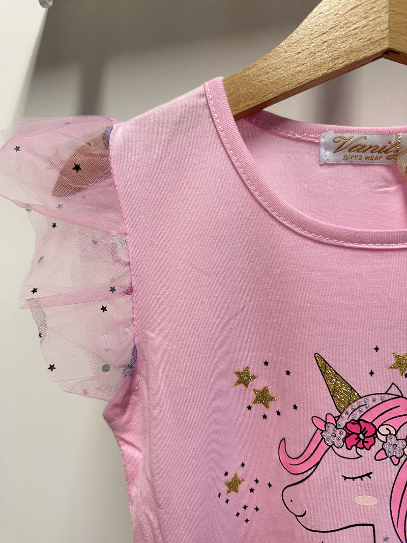 Completo Bambina Unicorn rosa