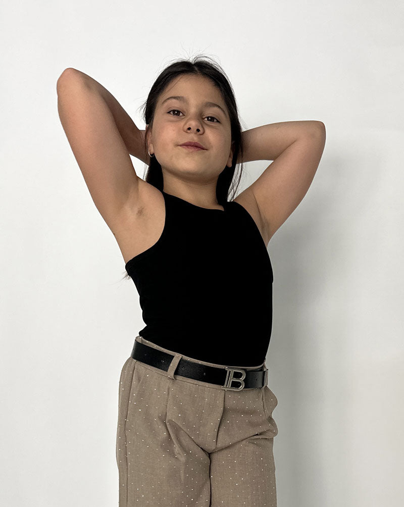 Canotta Bambina Nera