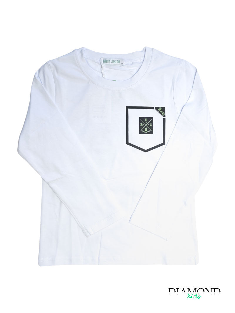 T-shirt Bambino 2Pac bianca