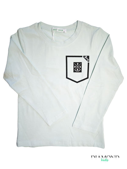 T-shirt Bambino 2Pac verde acqua